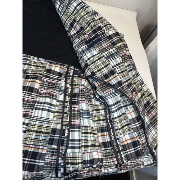 Grant Thomas XL Patchwork Madras Plaid Cotton Blazer Sport Coat Jacket Preppy - Picture 11 of 11